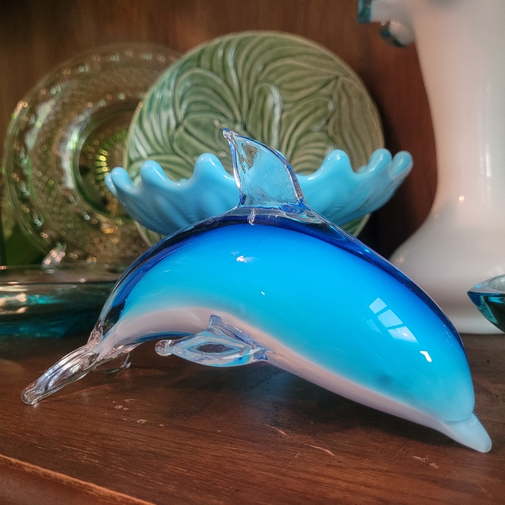 GLASS DOLPHIN - Picture 2 of 5